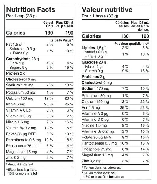 Trix Minis Breakfast Cereal, Fruity Corn Puffs with Whole Grains, 306g