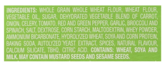 Dare Breton Veggie Bites Pouches 6ct, 132g