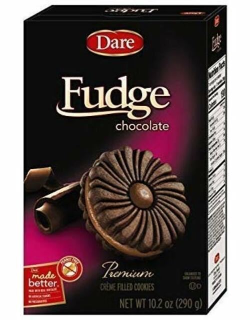 Dare Chocolate Fudge Creme Cookies, 10.2 OZ 4 BOXES - CanadaGrocery