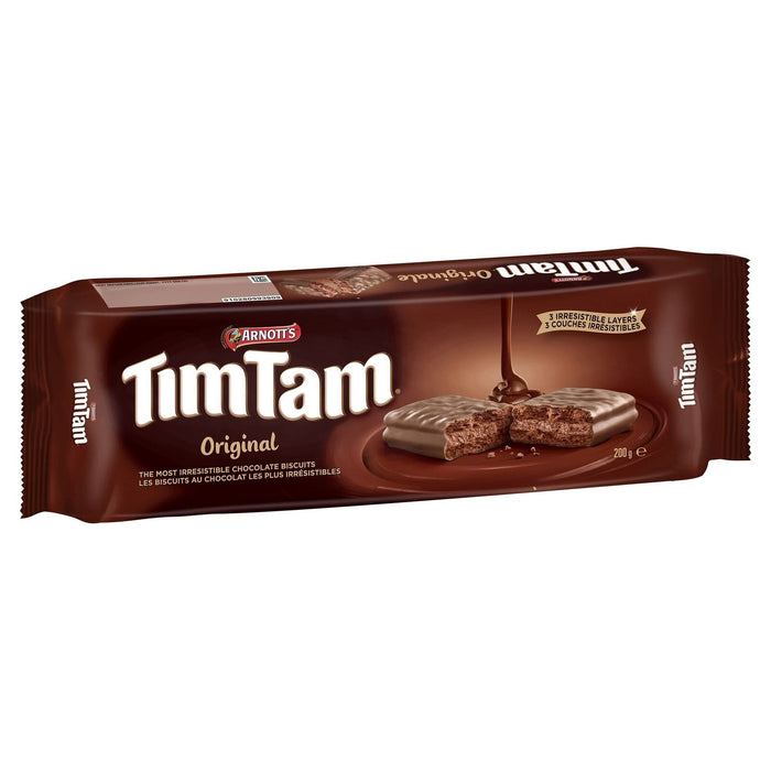 Arnott's Original Tim Tam Chocolate Biscuits, 200 Grams/7.05oz (11 COOKIES)