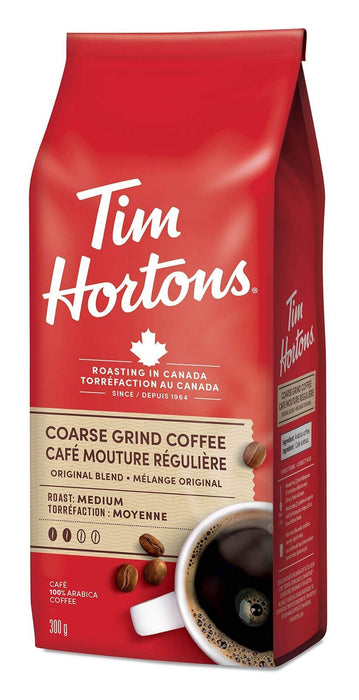 Tim Hortons Coarse Grind Original Blend 300g/11oz BAG