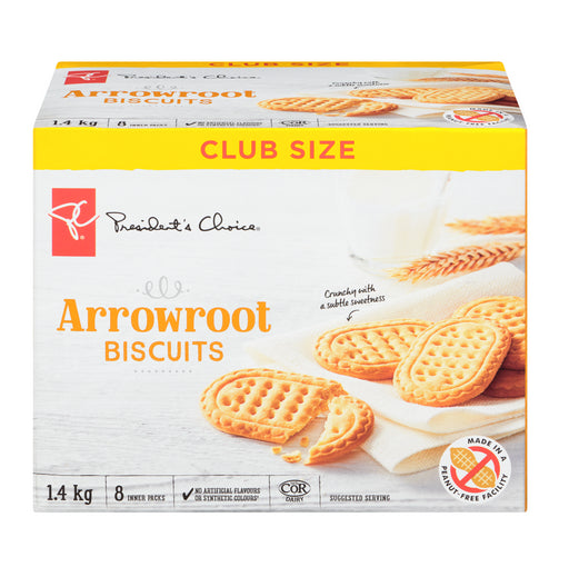 PC Arrowroot Cookies, Club Pack, 1.40 kg/3.1lb Box - CanadaGrocery