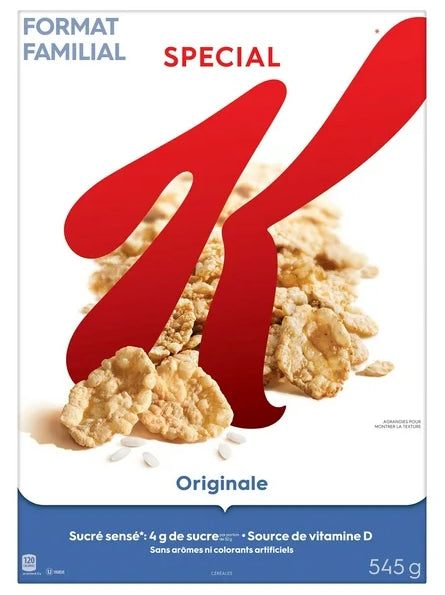 Kellogg's Special K Original Cereal, Family Pack, 545g