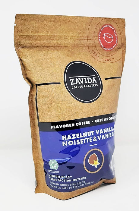 Zavida Hazelnut Vanilla Coffee Beans 907g