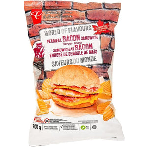 President's Choice Peameal Bacon Sandwich Rippled Potato Chips, 200g