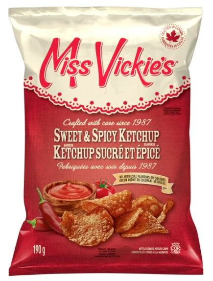 Miss Vickie's Potato Chips Sweet & Spicy Ketchup, 190g