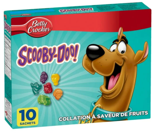 Betty Crocker Scooby-Doo Fruit Flavored Snacks, 10 Pouches, 226g