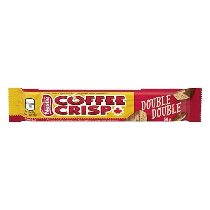 Nestle Coffee Crisp Double Double Chocolate Bars 1.8oz Each 12 Full Size Bars