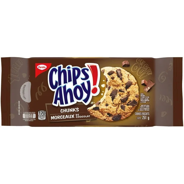 Chips Ahoy! Chunks Chocolate Chip Cookies, 251g/10.6oz