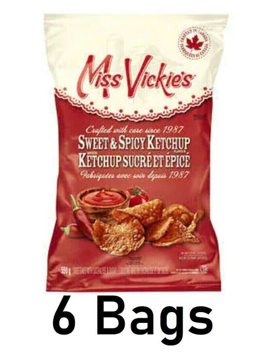 Miss Vickie's Potato Chips Sweet & Spicy Ketchup 190g Each 6 Bags - CanadaGrocery