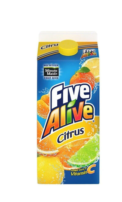 Five Alive Citrus Juice Drink 1.75L Each 6 Cartons From Canada