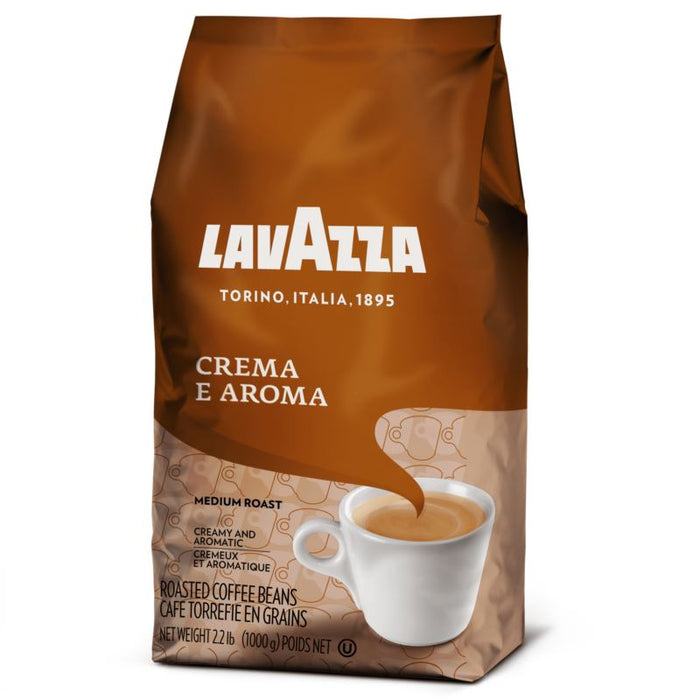 Lavazza Crema E Aroma Whole Bean Coffee Blend Medium Roast 35.2 Ounce Each 2 Bag - CanadaGrocery