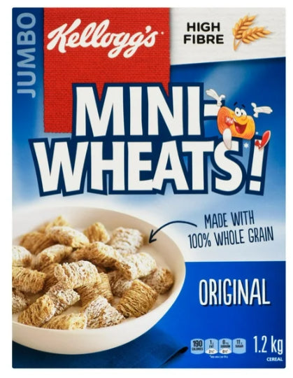 Kellogg's Mini-Wheats Breakfast Cereal Original, 1200g