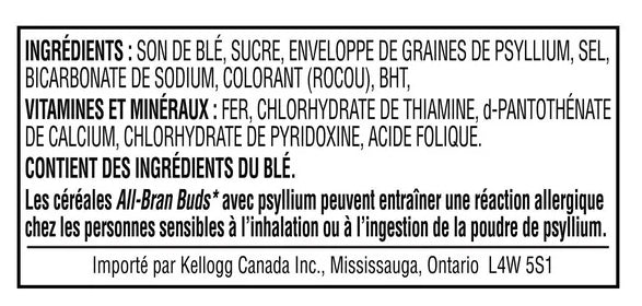 Kellogg's All-Bran Buds Cereal, 500g
