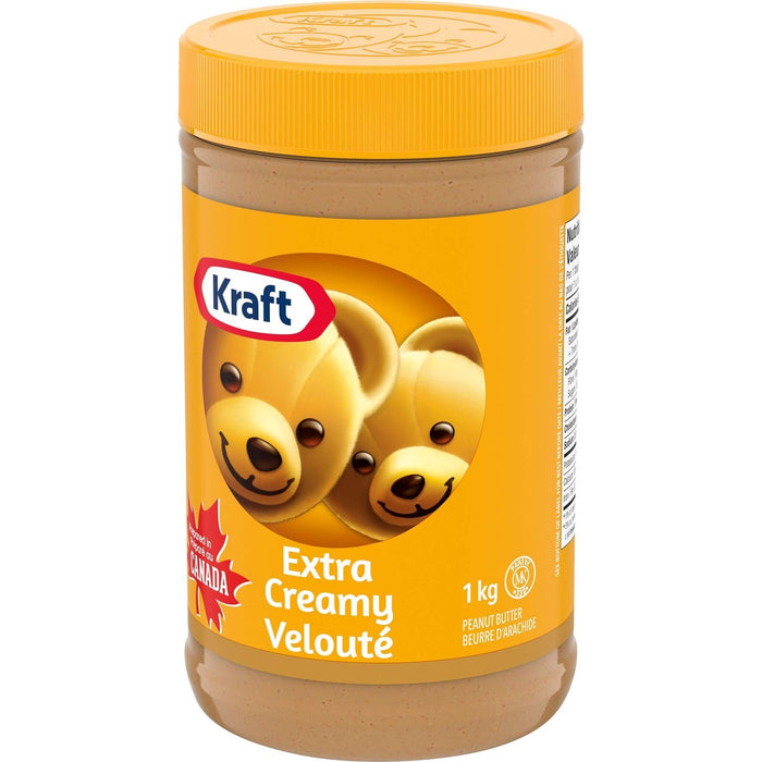 Kraft Extra Creamy Peanut Butter, 1KG