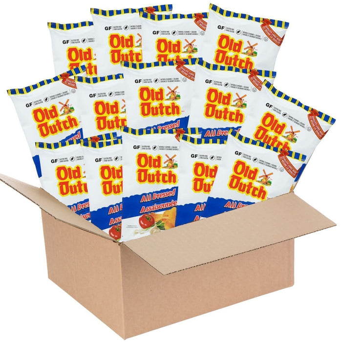 Old Dutch All Dressed Potato Chips, 180g/6.3oz (Full Case of 14)