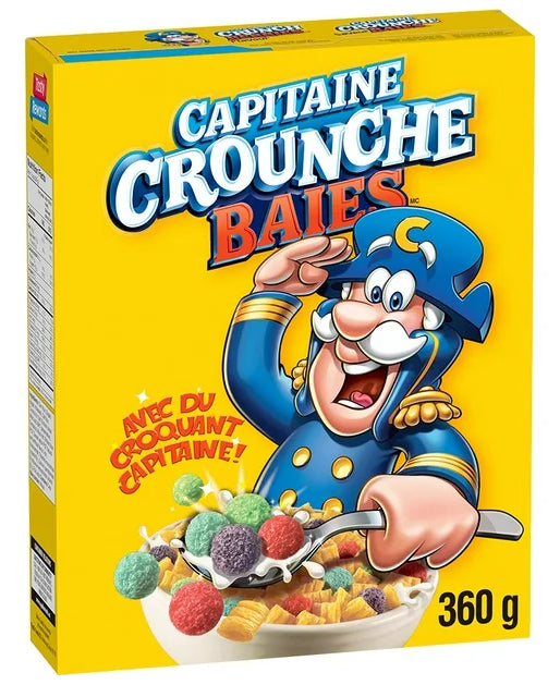 Canadian Cap'n Crunch Crunch Berries Flavor Cereal, 360g
