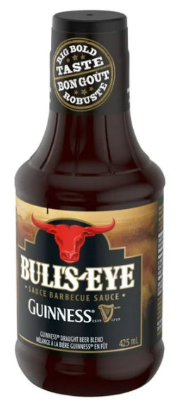 Bull's-Eye Guinness Draught Beer Blend BBQ Sauce, 425mL