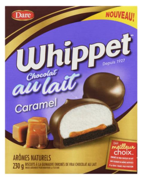 Dare Whippet Cookies Milk Chocolate Covered With Marshmallow Caramel 230g
