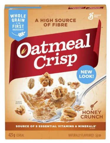 Oatmeal Crisp Honey Crunch Breakfast Cereal, 423g