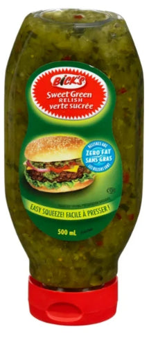 Bick's Squeeze Sweet Green Relish, 500mL