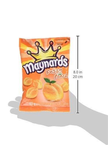 Maynards Fuzzy Peach 154g/6.5oz Each 9 Bags