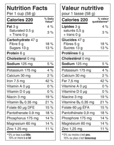 Oatmeal Crisp Maple Nut Breakfast Cereal, 423g