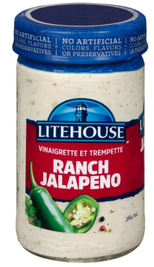 Litehouse Jalapeno Ranch Dressing and Dip, 384mL