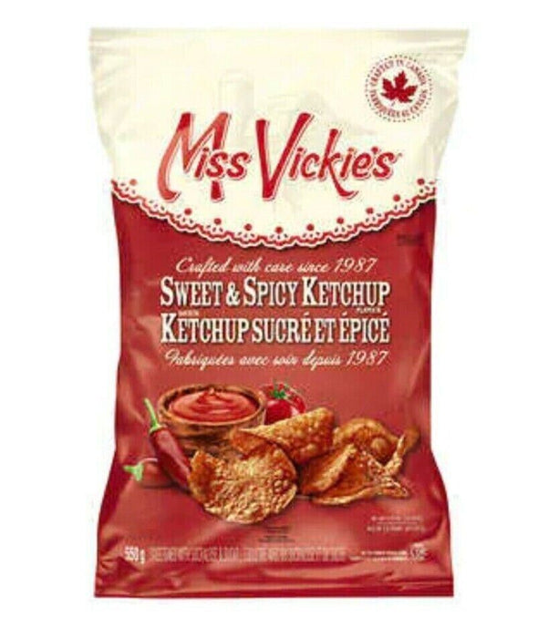 Miss Vickie's Potato Chips Sweet & Spicy Ketchup 190g Each 6 Bags - CanadaGrocery