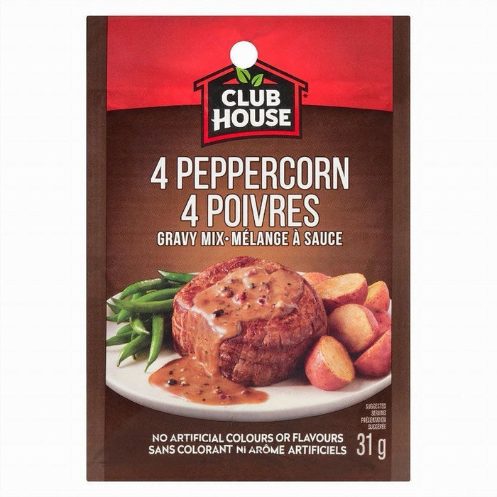 Club House 4-Peppercorn Gravy Mix 31g Each 5 Packets