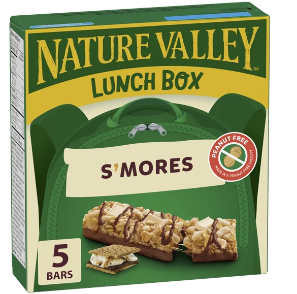 Nature Valley Lunchbox S'Mores Granola Bars, 5 ct, 130g