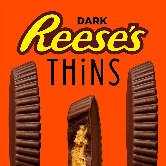 Reese's Thins Dark Chocolate Peanut Butter Cups 165g/5.8 oz