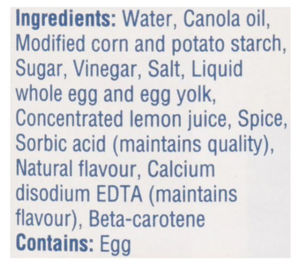 Hellmann's Gluten-Free Mayonnaise Type Dressing Light 1/2 Fat 445 ml