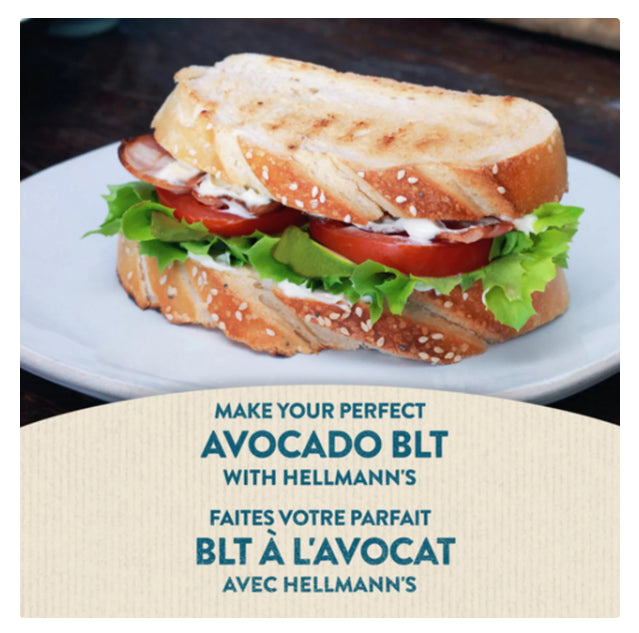 Hellmann's Avocado Oil Gluten-Free Mayonnaise 710ml
