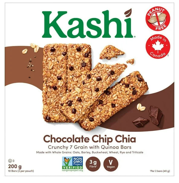 Kashi Seven Grain Chocolate Chip Chia with Quinoa Bars, 210g