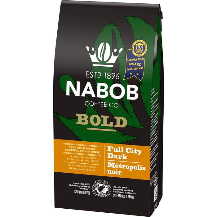 NABOB Full City Dark Ground Coffee, 915g/32.27oz 6 Containers