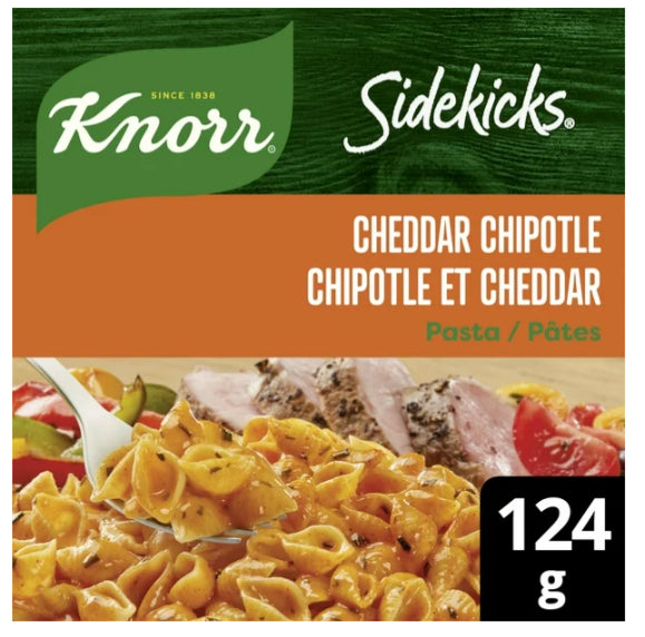 Knorr Sidekicks Cheddar Chipotle Pasta Side Dish, 124g