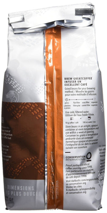 Starbucks Breakfast Blend, Medium Roast Ground Coffee, 340g/12 oz Each 6 Bags