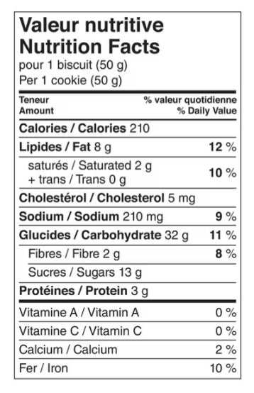 Sara Lee Chocolate Chunks Cookies, 300g