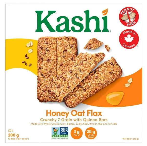 Kashi Seven Grain Honey Oat Flax with Quinoa Bars, 200g