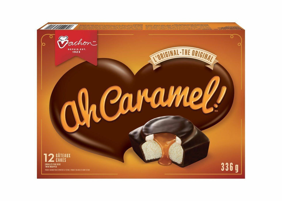 Vachon Ah Caramel! Cake 12 Cakes 3 Boxes of 336g