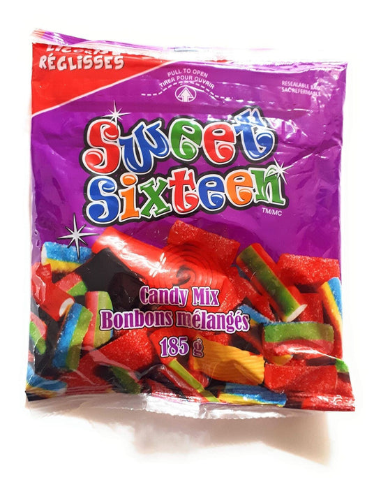 Mondoux Licorice Sweet Sixteen Candy Mix 185g