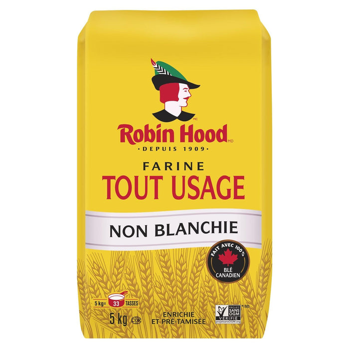 Robin Hood All Purpose Unbleached Flour 5kg bag