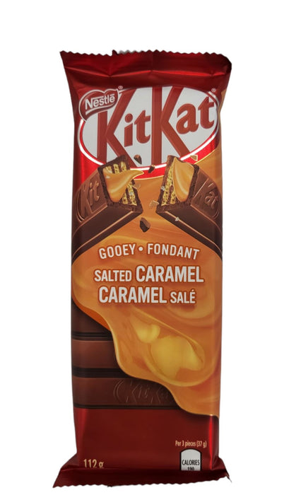 Nestle Kit Kat Gooey Salted Caramel Chocolate Wafer Bar 120g Each 12 Bars