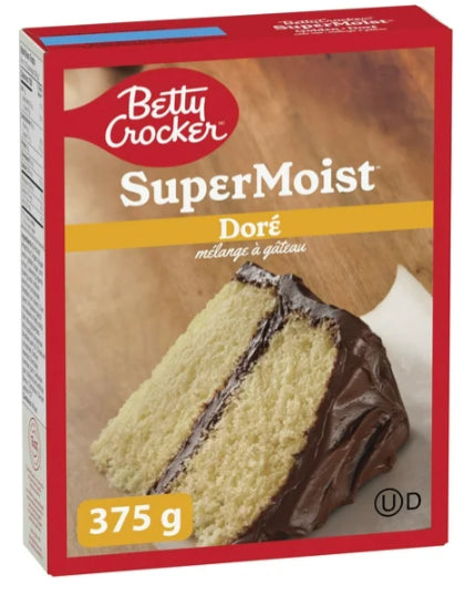 Betty Crocker Super Moist Golden Cake Mix, 375g