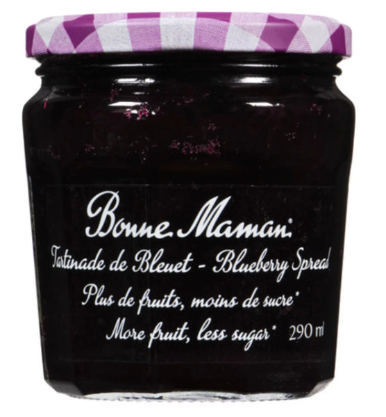 Bonne Maman Spread Blueberry More Fruits Less Sugar 290 ml