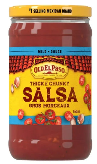 Old El Paso Thick n Chunky Mild Salsa, 650mL