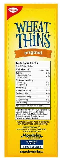 Wheat Thins Original Crackers, Family Size, 350g