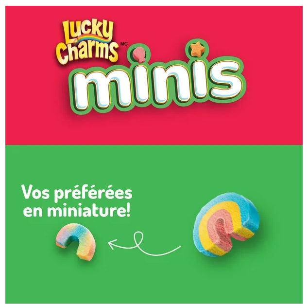 Lucky Charms Minis Breakfast Cereal, 297g