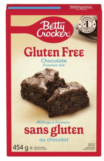 Betty Crocker Gluten Free Brownies Baking Mix, Chocolate, 454g